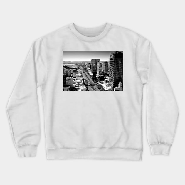 Las Vegas Strip Skyline Cityscape America USA Crewneck Sweatshirt by AndyEvansPhotos